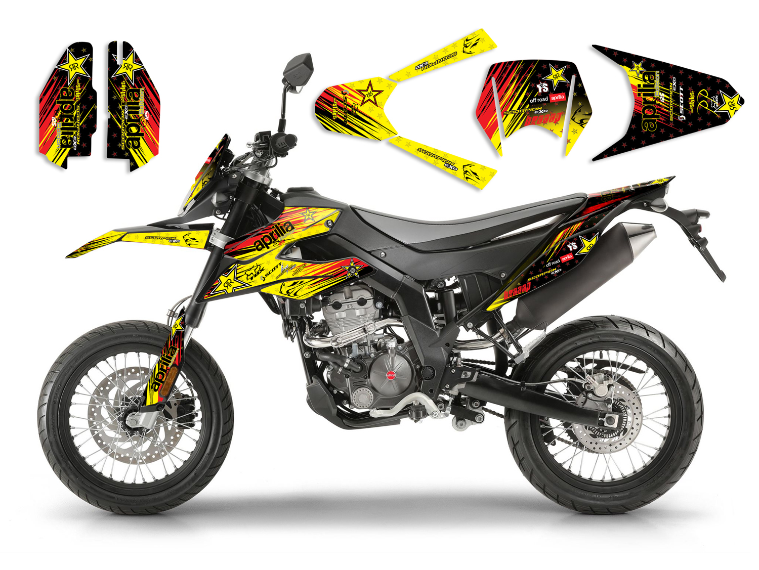 Aprilia SX RX 50-125 » Graphics » Full KIT-Rockstar